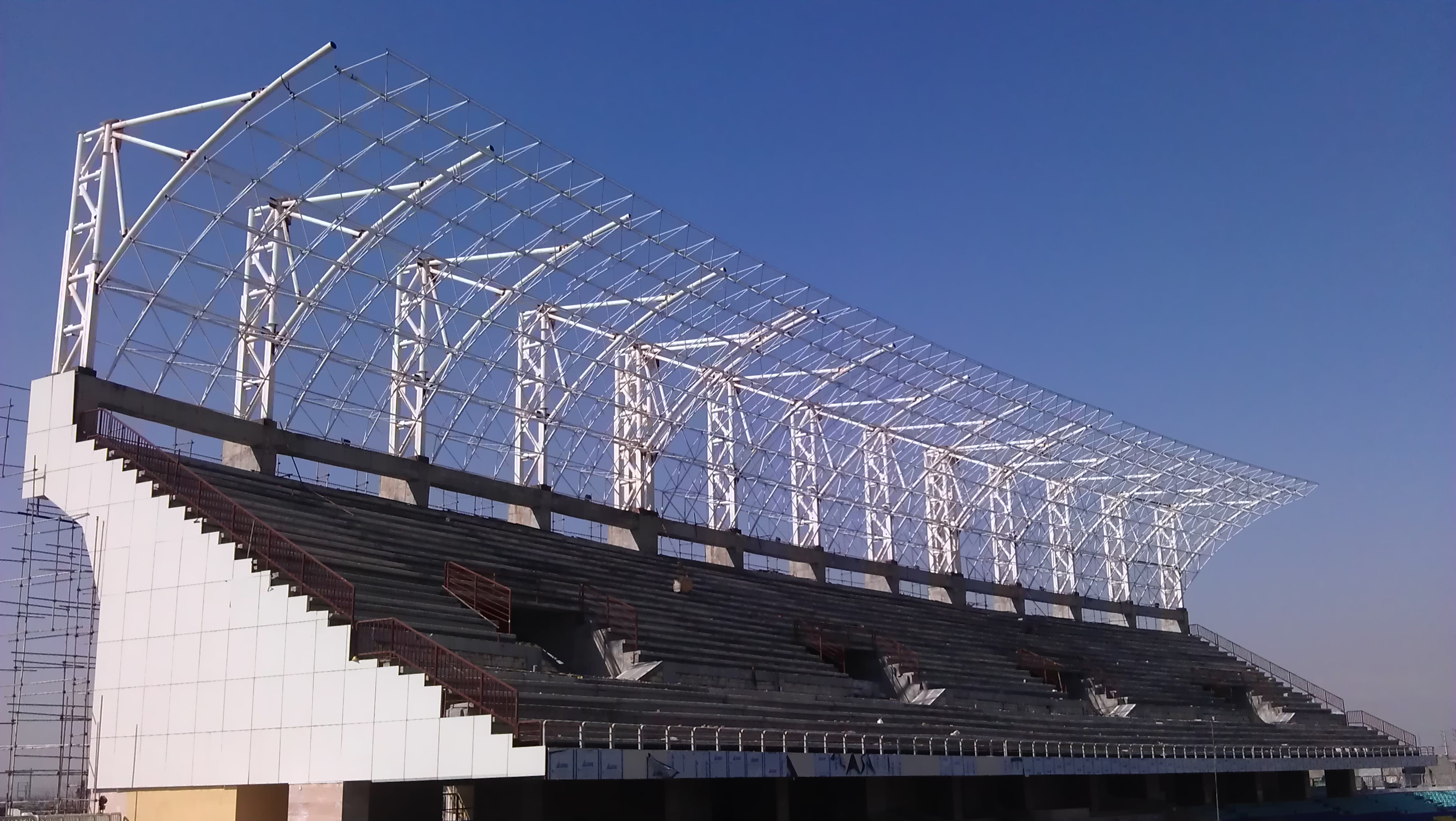 سازه تدبیران | تولیدکننده انواع سازه های فضاکارKazemi martyr football stadium